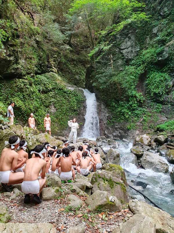 Cascada en Nachi, purificación sintoista